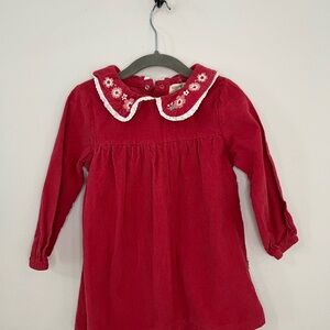 Baby Girl Rabbit+Bear Organics Corduroy Dress